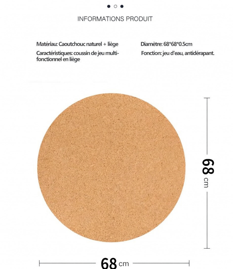 Tapis rond en Liège