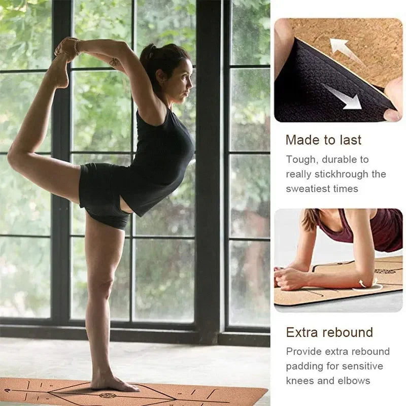 Tapis Yoga Liège Naturel